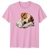 Sleeping Puppy Dog Animals Unisexs TShirt Unisexs Tee Graphic Unisex Top d