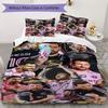 Lionel Messi Soccer Legend Threepiece Set 1 Duvet Cover 2 Pillowcase Without Core Without Core Bedding Set Soft And Comfortable