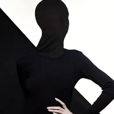 Полная маска черный/белый капюшон косплей реквизит костюмы на Хэллоуин для взрослых детей карнавальная вечеринка наряды аксессуары для привидения