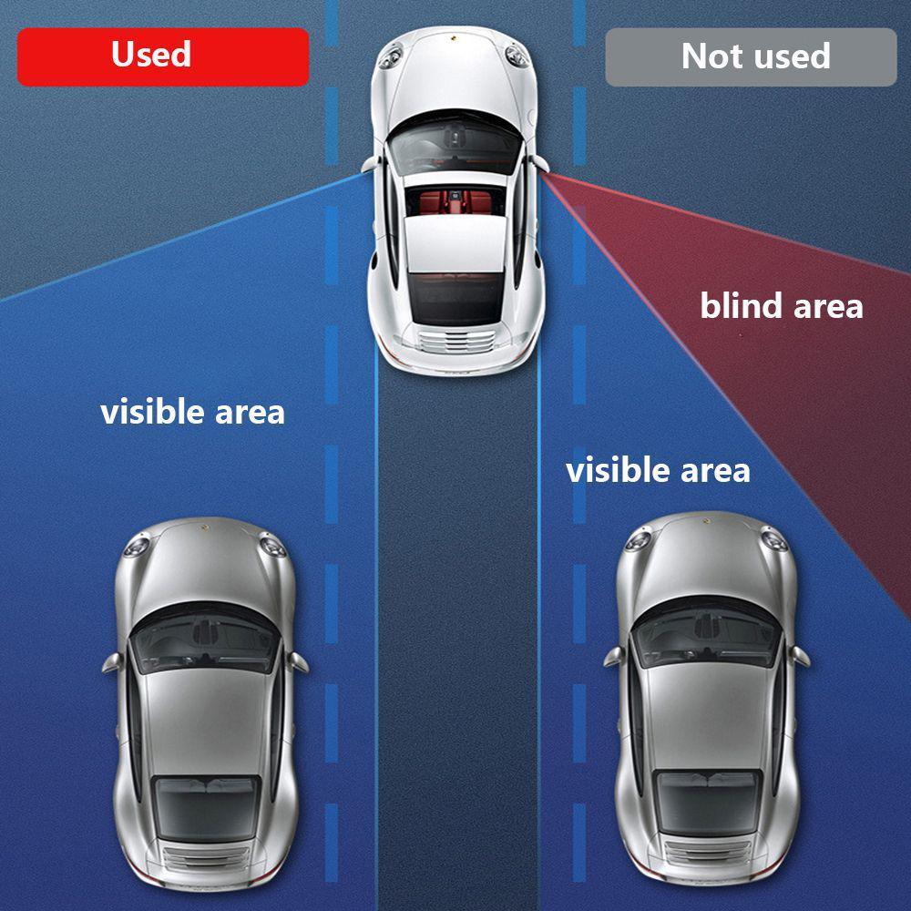 На HD стекло автомобиля зеркало заднего вида вспомогательное регулируемое вращение зеркало для помощи при парковке автомобиля зеркало для слепых зон 360 градусов широкий угол