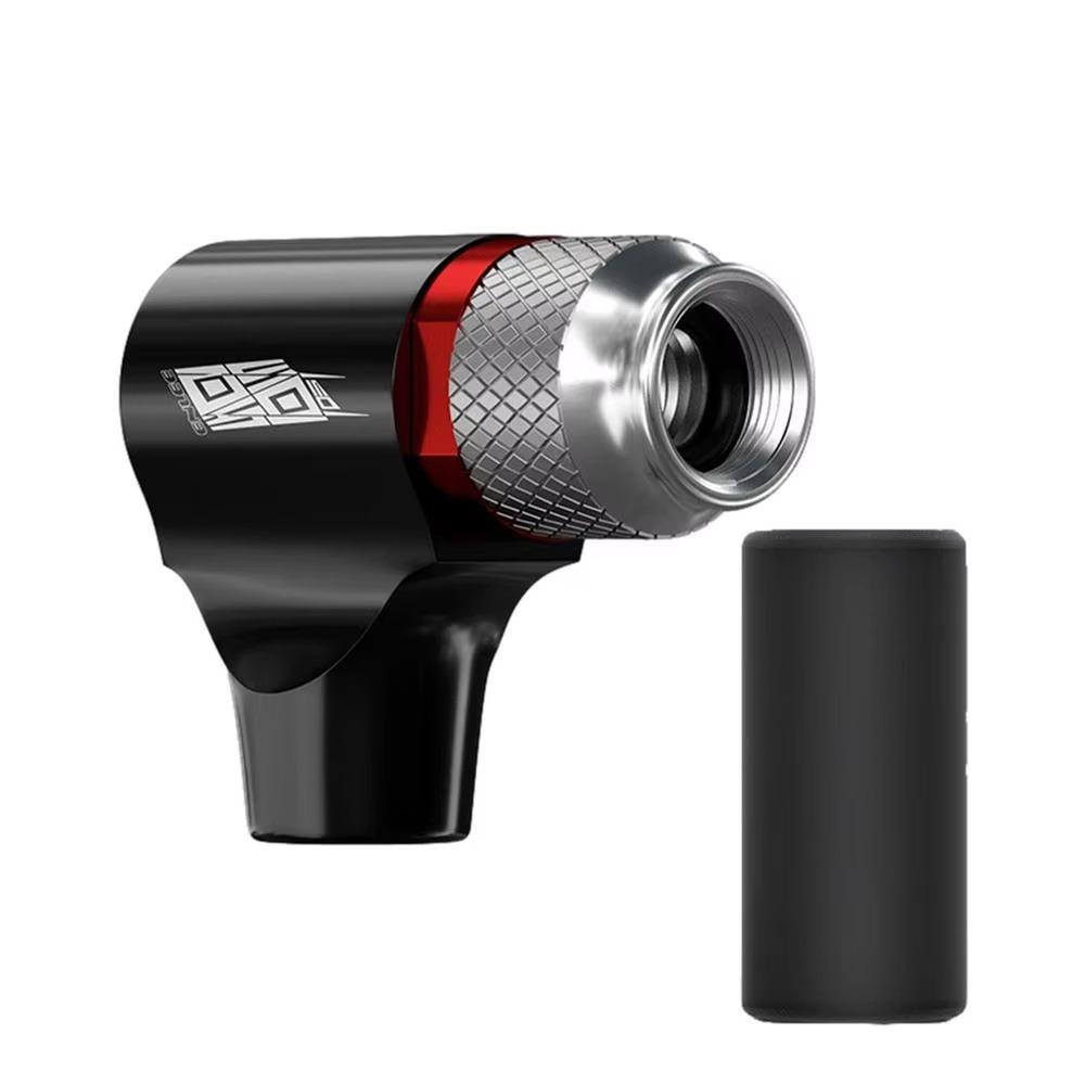 Aluminum Zinc Zinc Alloy Bike Pump Inflator Presta Valves Inflation Mouthpiece Rust-proof CO2 Mini Pump MTB