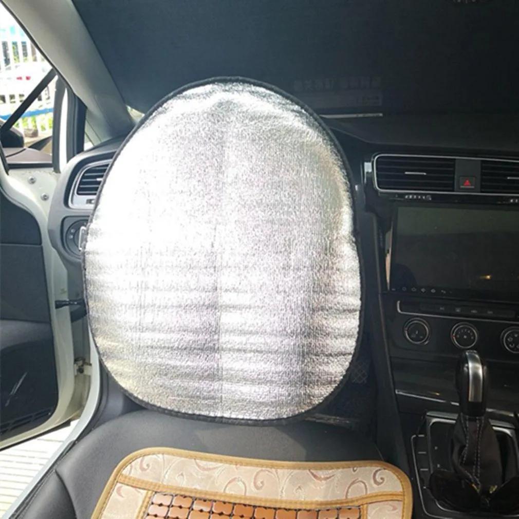 Car Steering Wheel Sunshade Cover Foldable Shield Car Steering Wheel Sunshade Reflective Interior Accessories Steering Covers