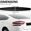 4 Pack Universal Rubber Anti-Collision Car Bumper Protector Car Front Rear Corner Bumper Guard Lip Anti-Scratch Strip Sticker for Car SUV Pickup Truck