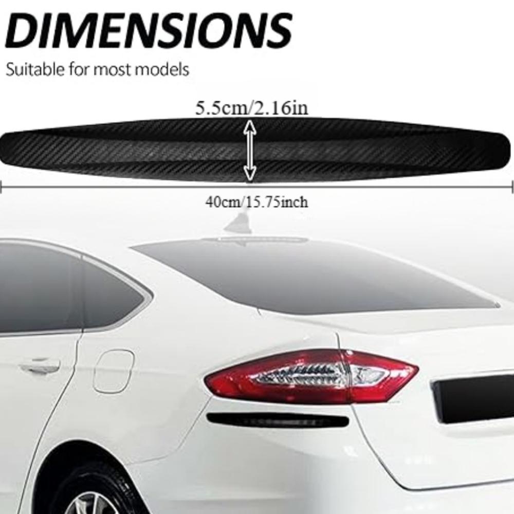 4 Pack Universal Rubber Anti-Collision Car Bumper Protector Car Front Rear Corner Bumper Guard Lip Anti-Scratch Strip Sticker for Car SUV Pickup Truck