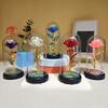 1 комплект светодиодных свадебных роз Galaxy Rose Decor Искусственные цветы светодиодные красные розы подарок на День святого Валентина Роза в акриловой подставке