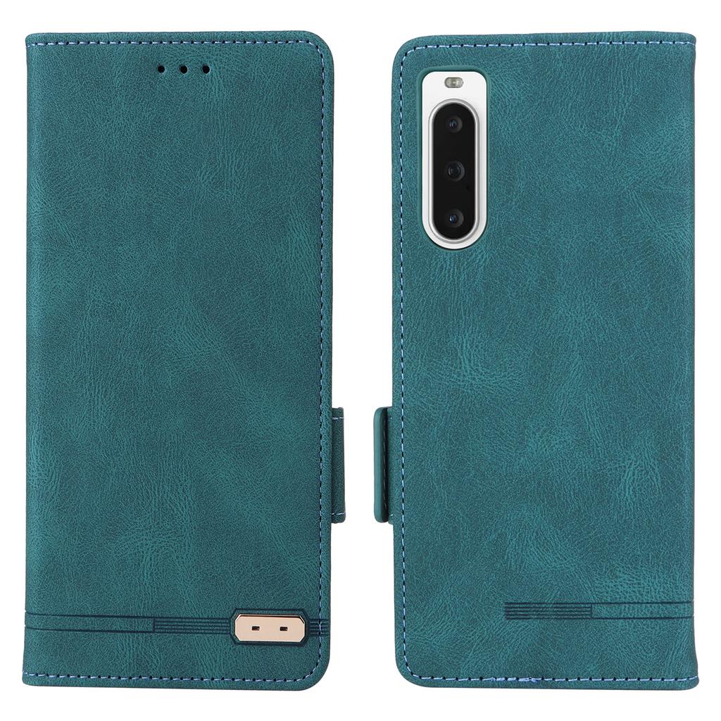 Для телефона Sony Xperia 10 V Чехол-кошелек из ПУ кожи с аппаратным декором и подставкой Чехол для телефона