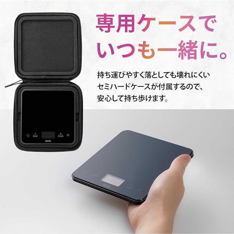 Карманные весы Tanita GRAMIL KP-130L Цифровые весы для похудения с подключением к приложению, небольшого размера, тонкие
