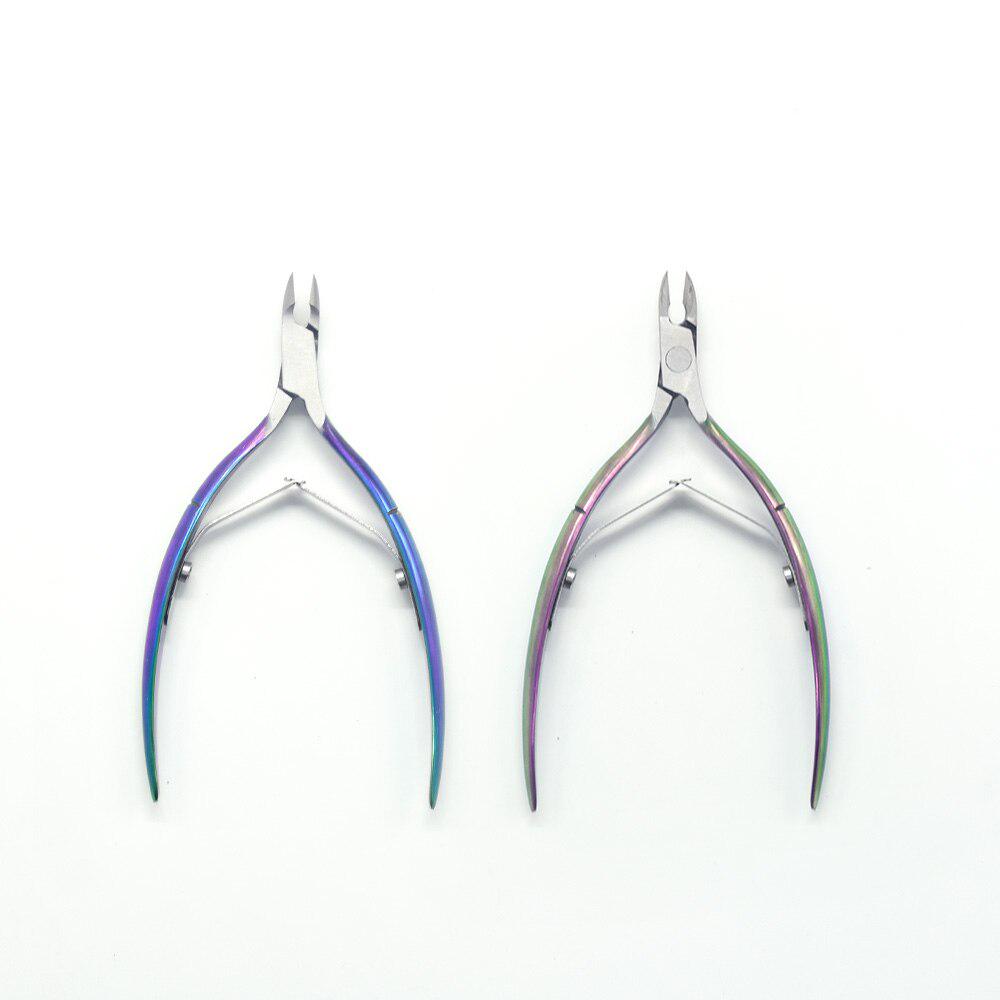 Резак для кутикулы ногтей Машинка для стрижки ногтей Щипцы для дизайна ногтей Инструмент из нержавеющей стали Маникюрный инструмент Ножницы для кутикулы пальцев и ног Ножницы для омертвевшей кожи