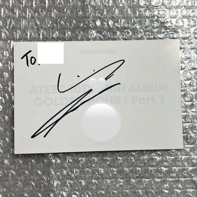 [Б/У] ATEEZ GOLDEN HOUR WORK Автограф Уёна