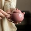 120 мл Розовый Горшочек Кирпича Жу (Ру) Керамический Бытовой С Фильтром-Шариком Одиночный Горшочек Можно Использовать Для Выращивания и Можно Открыть Литературный Заварочный Чайник Подарки