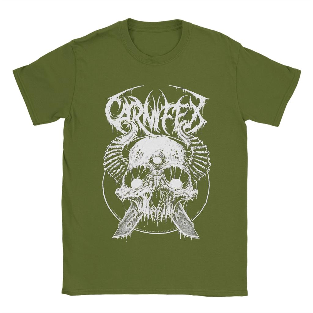 Никакой свет не спасет нас Футболка унисекс группы Carnifex Винтажные футболки С коротким рукавом Круглый вырез Хлопок 4XL 5XL Топы