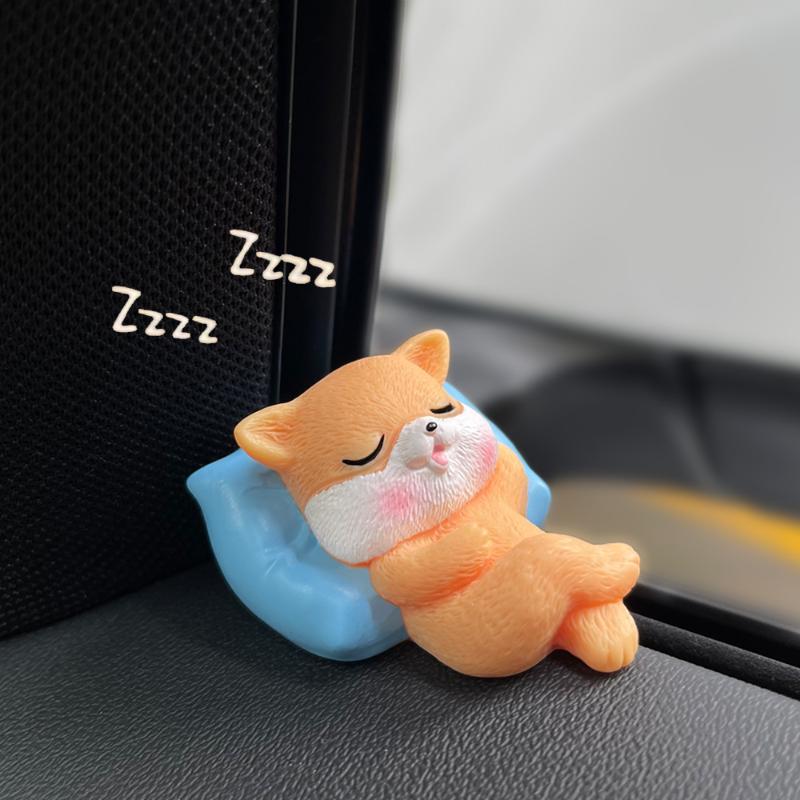 Cute Cartoon Car Ornaments for Office Desk and Car Dashboard Creative Mini Decorative Accessories Fun Gift Ideas