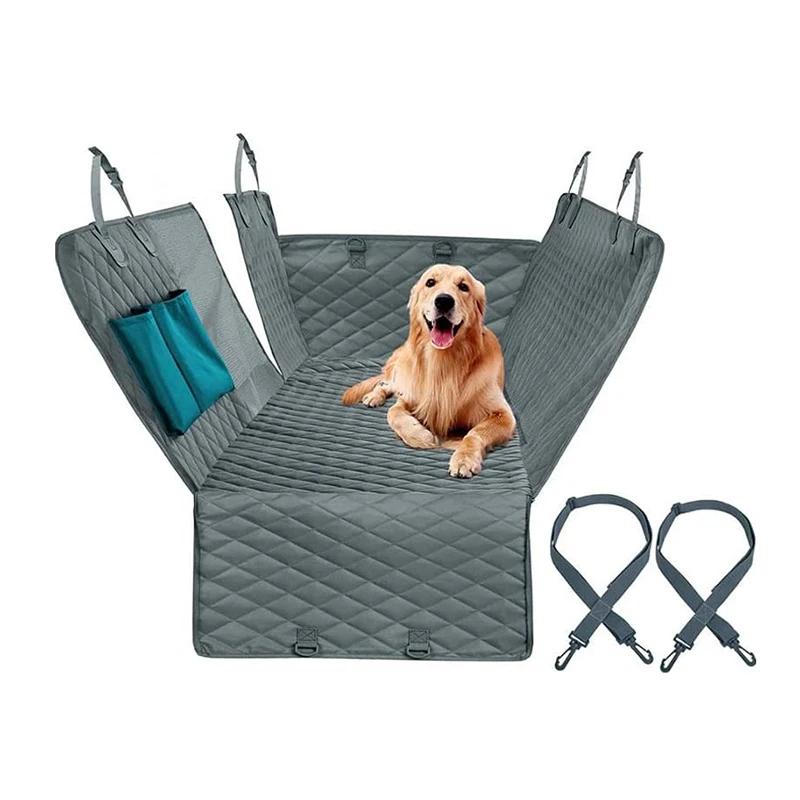 Dog Car Seat Cover for Back Seat, Waterproof Back Seat Pet Cover for Dogs with Mesh Window, Scratch Prevent Antinslip Dog