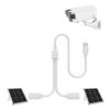 Type C Splitter Charging Cable For Solar Security Camera Power Cord 5V/0.5A/1A/2A Power Supply 480Mbps Data Transfer