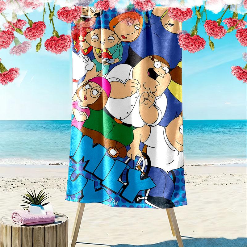 Griffin Print Beach Towel, Large Soft Quick Dry Towel for Beach Camping Swimming