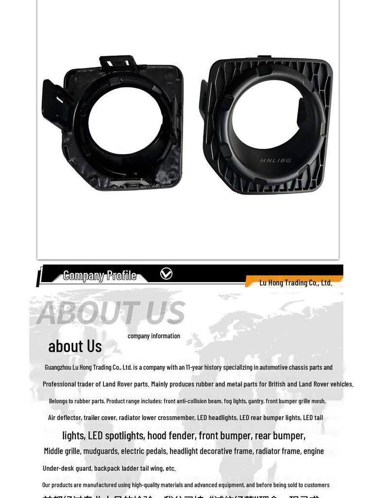 Накладка на противотуманную фару для Land Rover Freelander 2 (Black / Silver) - Модели LR022187, LR021951