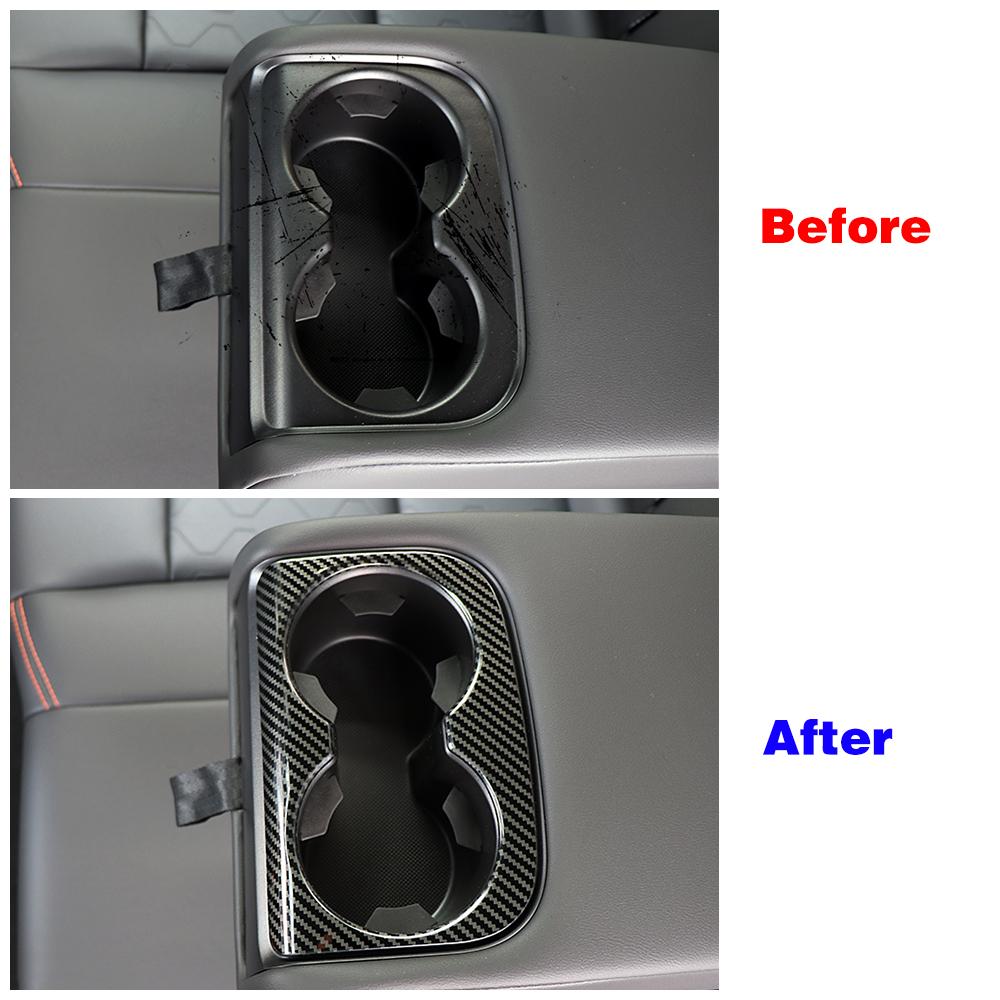 For Haval H6 3rd Gen 2024 2024 Car Interior Accessories Auto Styling Parts Rear Armrest Water Cup Holder Frame Trim Decoration