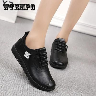 Женская обувь на плоской подошве, модная женская кожаная обувь, женская обувь больших размеров, повседневные женские лоферы без шнуровки, без шнуровки