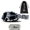 1Pcs Multi-Color Noseless Moto Goggles - UV400 Impact-Resistant, Waterproof & Windproof, Adjustable Strap for All Head Sizes