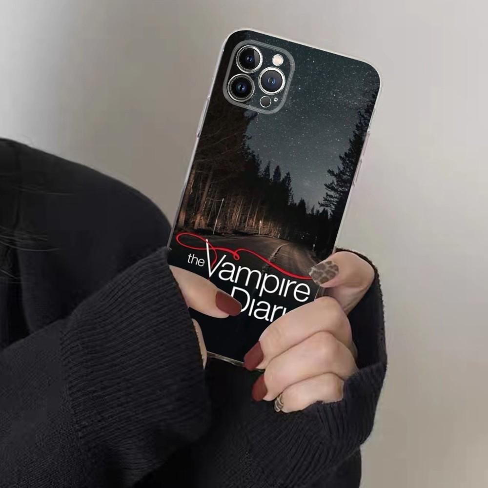 Чехол для телефона American Movie The Vampire Diaries для IPhone 16 15 8 7 6 6S Plus X SE XR XS 14 11 12 13 Mini Pro Max
