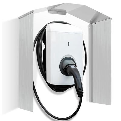 1 комплект Wallbox Погодный Погодный Крыша Нержавеющая Сталь Защитная Крыша Для Зарядной Станции Электромобиля