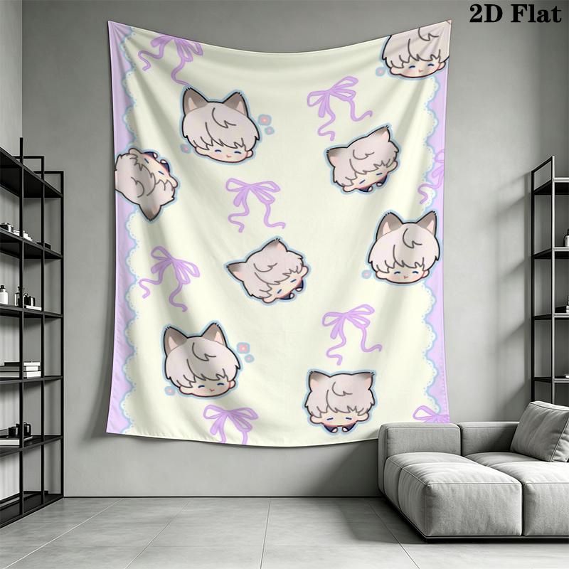 Xavier&Zayne Wall Tapestry Aesthetic Wall Hanging Printed Fabric Blanket Decorative Tapestries for Bedroom Living Room Home Decor