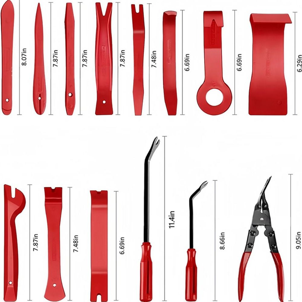 19PCS Plastic Car Trim Removal Tool Panel Tool Pry Tools Set Useful Disassembly Kit Auto Repair