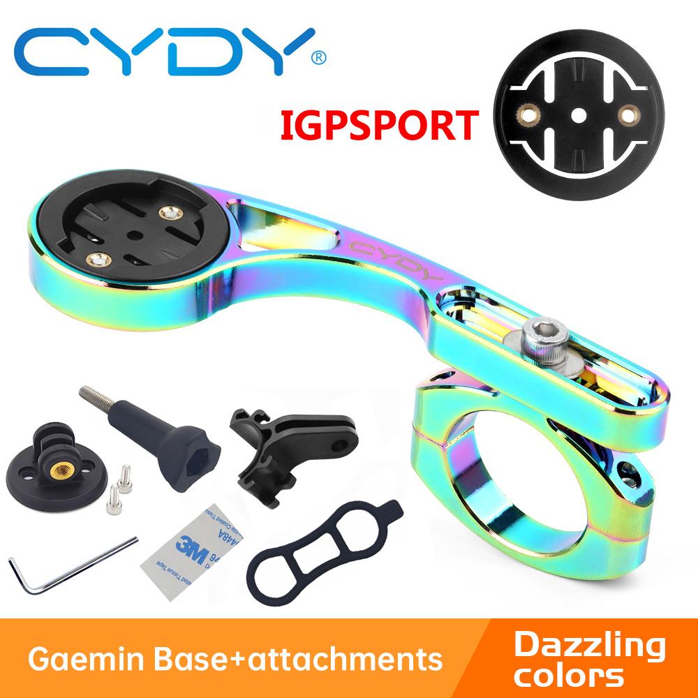 CYDY MTB Bike Computer Mount For Garmin Edge 130 520 820 Bicycle Holder Bryton Rider 420 Wahoo IGPSPORT XOSS G+ Aluminum Alloy 7