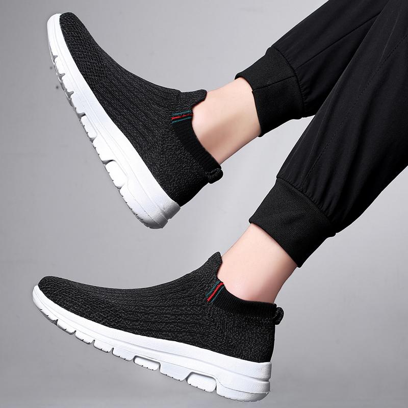 Мужская модная трендовая дышащая обувь Flyknit, походная обувь, уличная обувь для спорта и отдыха, туристические прогулочные носки, обувь