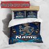 3pcs Duvet Cover Set (1*Duvet Cover + 2*Pillowcase, Without Core), Custom Name Chelsea Football Club Pattern Bedding Set, Home Bedroom Decor Gift