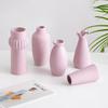 Purple modern ceramic decorative vase with dried flowers dining table foyer living room flower arrangement and decoration vases