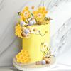 Bee Cake Decorations Honey Decorations Bee Cupcake Toppers Daisy Flower Cake Topper for Baby Shower Birthday Bridal Shower