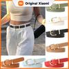 2024 Femmes Ceintures Nouveau Cuir PU Simple Boucle En Métal Ceinture Filles Robe Jean Pantalon Ceinture Ceintures Pour Dame De Luxe