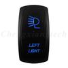 12V 20A Blue Led Car Boat Laser Rocker Switch ON OFF (ON) OFF ON OFF ON (ON) OFF ON (ON) OFF (ON) Waterproof