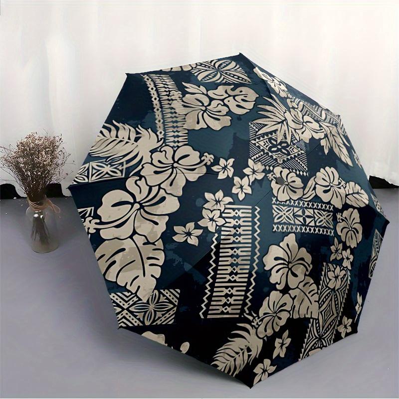 1 шт. Тропический зонт-автомат с кнопкой быстрого открытия/закрытия, ветрозащитная конструкция, легкий портативный зонт для женщин и мужчин 6108