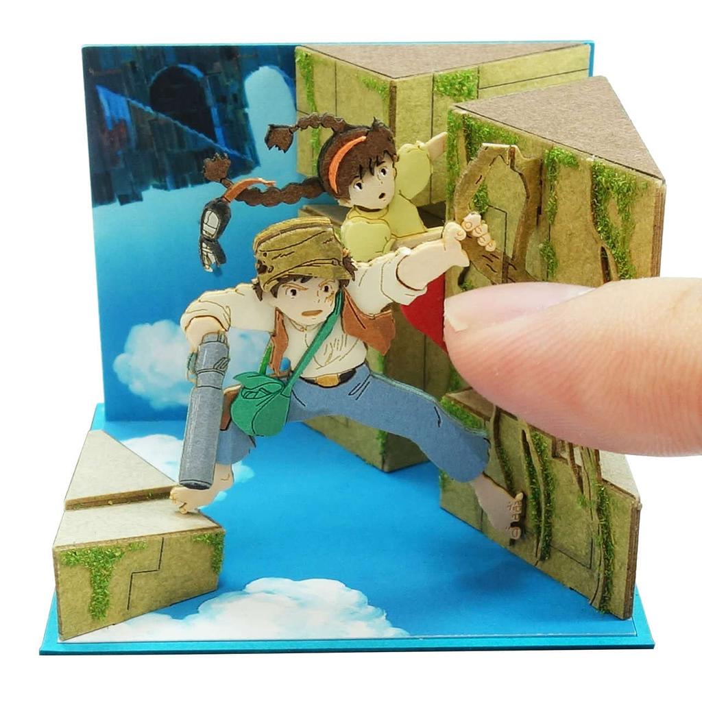 Sankei Studio Ghibli Mini Castle in the Sky The True Identity of the Flying Stone Paper Craft Laputa - MP07-134