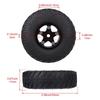 Clip-On Wheel Hub 1/24 Crawler Tires with Sponge, 53x17mm Model Car Tires