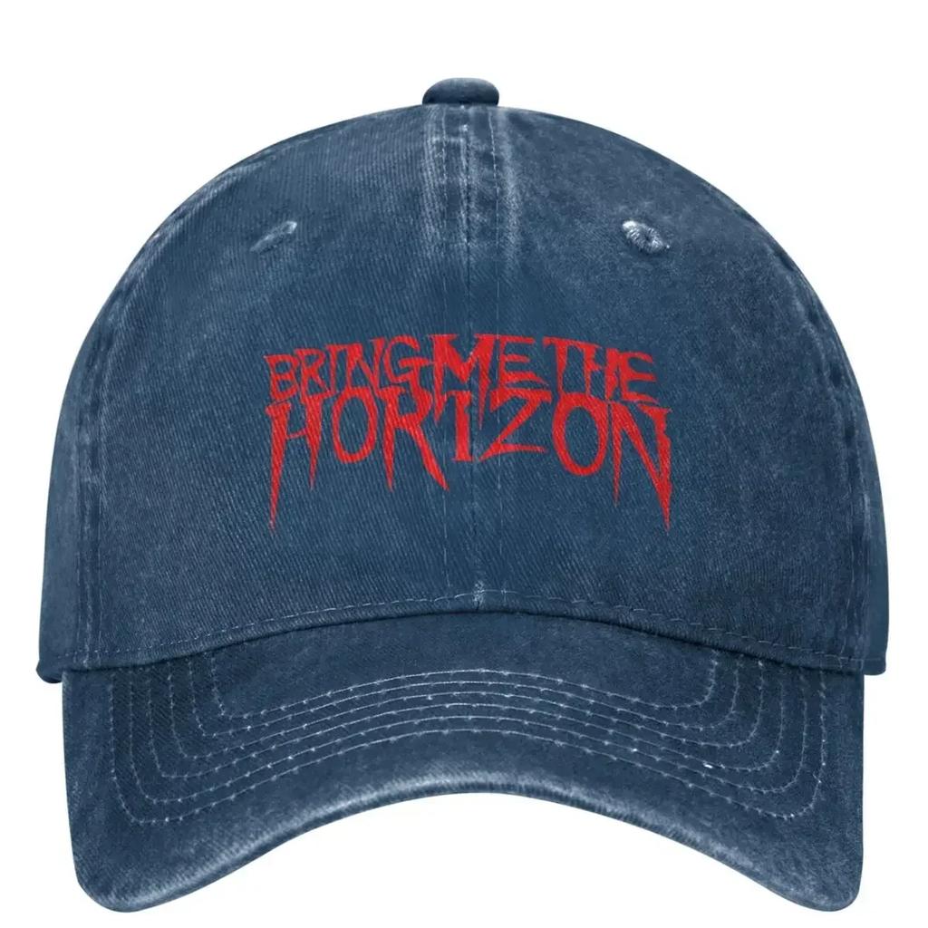 Bring Me The Horizons Джинсовая Бейсболка Рок-Музыкальная Группа На Открытом Воздухе Спортивная Кепка Тракер Летняя Женская Унисекс Ретро Дизайн Кепка Снэпбэк