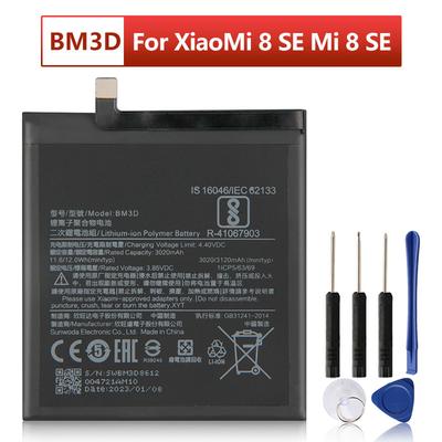 НОВЫЙ Сменный Аккумулятор BM3D Для Xiaomi MI 8 SE MI8 SE BM3D Аккумулятор для Телефона 3120 мАч