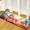 Unicorn Carpet Long Floor Mat Love Theme Doormat