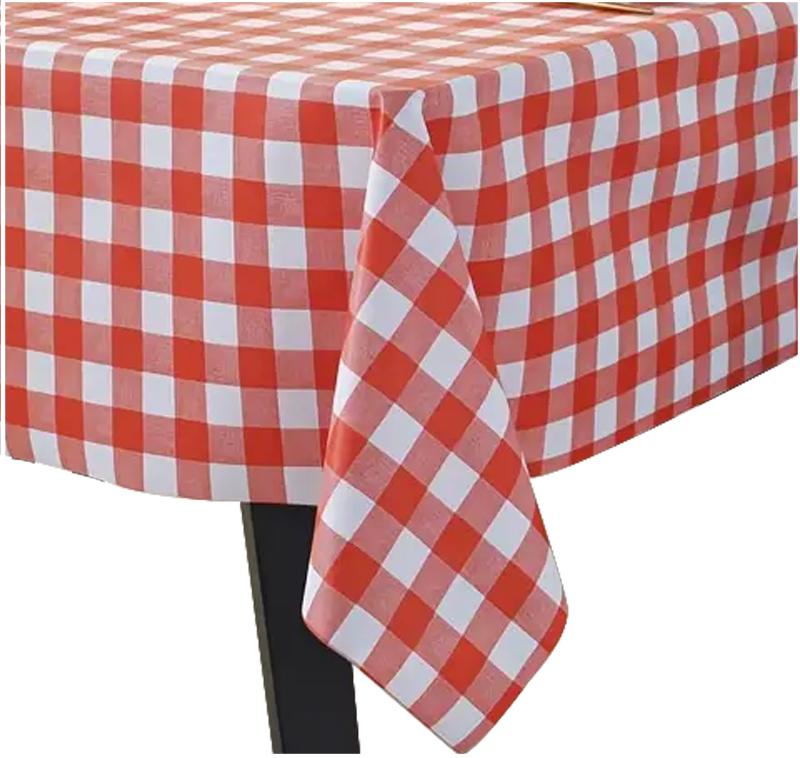 Red Italian Check Tablecloth 140X240Cm Italian Parisian Check White Red