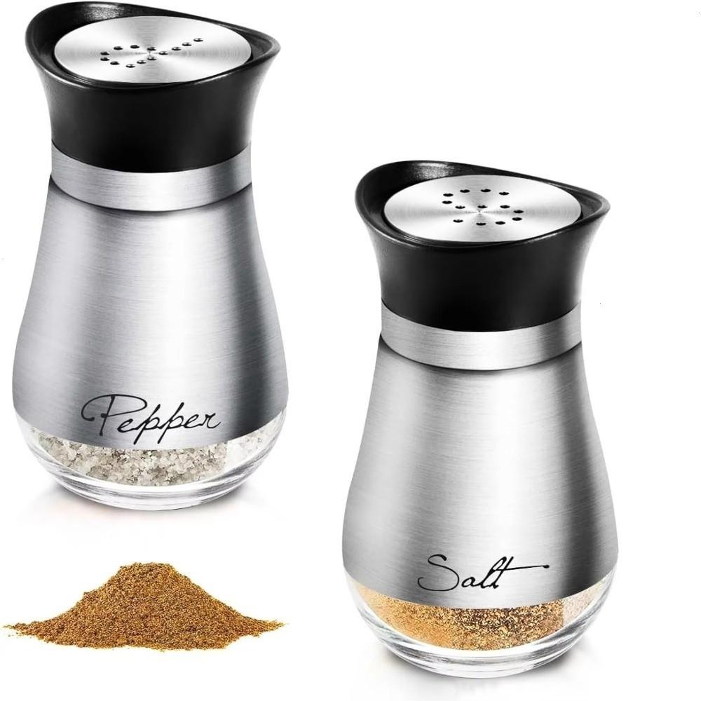 2Pcs Moisture-proof Seasoning Bottles Sealed Sugar and Salt Container Barbecue Seasoning
