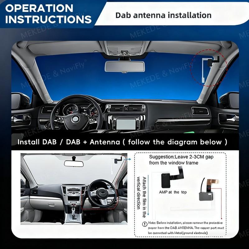 2,4-дюймовый цветной ЖК-радиоприемник DAB/DAB+, совместимый с Bluetooth, MP3-плеер, автомобильный FM-приемник цифрового сигнала для европейских автомобилей
