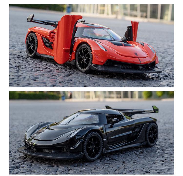 1:32 Koenigsegg Jesko Сплав Спортивный Автомобиль Модель Игрушка для Детей