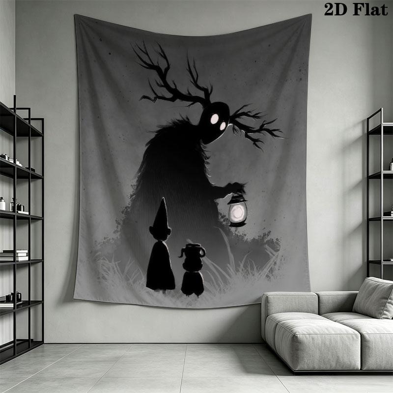 Year Walk Wall Hanging Printed Fabric Blanket Decorative Tapestries for Bedroom Living Room Home Decor