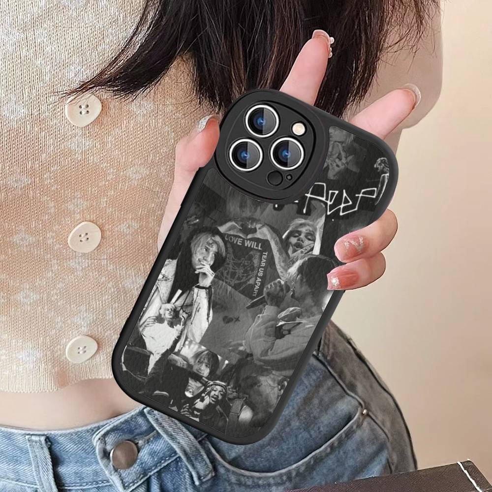 Силиконовый чехол для телефона с изображением певца Lil P-Peeps для iPhone 16 15 14 13 12 11 Pro Max Mini Кожаная мягкая обложка