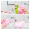 Soft Bath Towel Spa Massage Skin Exfoliating Back Scrubber Dual Sided Bath Belt Silicone Bath Brush