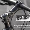 Bicycle Handlebar Stem ± 60 Degrees Adjustable Hexagonal Hole Design Durable Easy Assembly Fits 31.8mm Handlebars 28.6mm Tubes for MTB Road Bikes