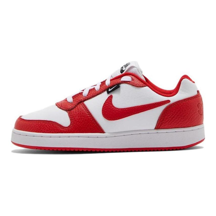 Nike Ebernon Low Prm Белый Университетский Красный Черный Кроссовки AQ1774-101