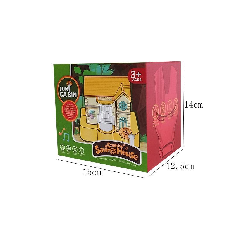 Novel Dinosaur Piggy Bank with Music: Automatic Coin Storage and Withdrawal